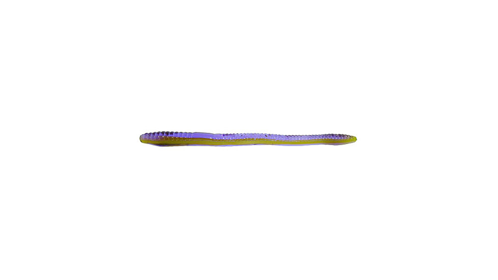 Zoom Finesse Worm, 20 Pack, 4.5in, Purple Watermelon, 004149X