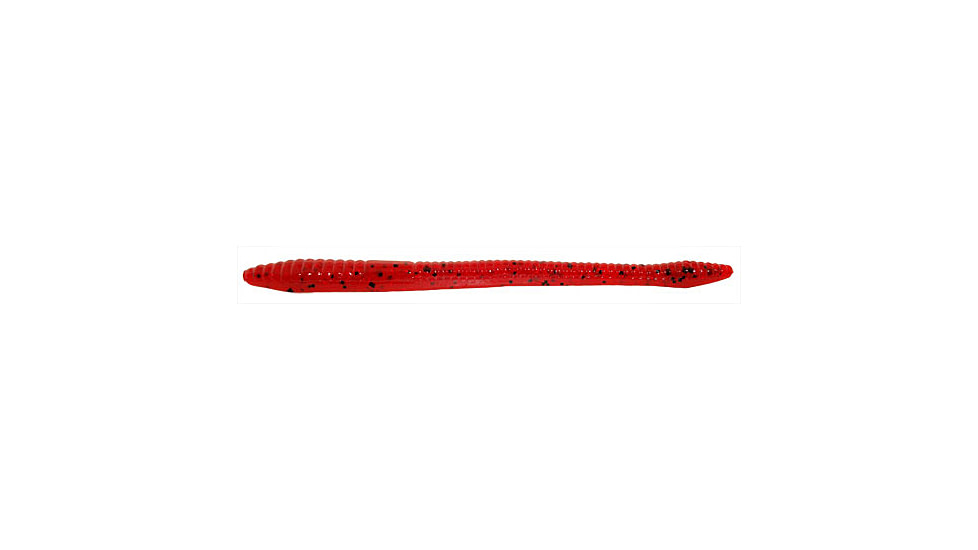 Zoom Finesse Worm, 20 Pack, 4.5in, Ruby Red, 004134X