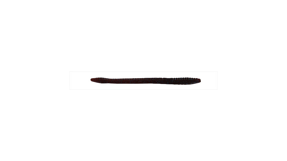 Zoom Finesse Worm, 20 Pack, 4.5in, Scuppernong Blue, 004296X