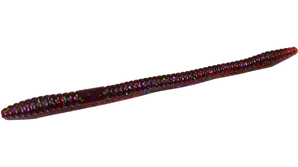 Zoom Finesse Worm, 20 Pack, 4.5in, Scuppernong Candy, 004326X