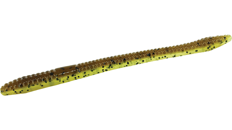 Zoom Finesse Worm, 20 Pack, 4.5in, Summer Craw, 004301X