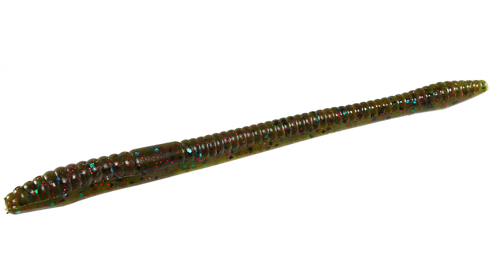 Zoom Finesse Worm, 20 Pack, 4.5in, Tilapia, 004394X