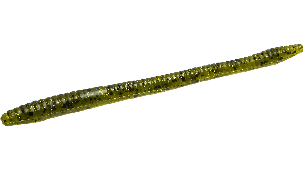 Zoom Finesse Worm, 20 Pack, 4.5in, Watermelon Gold Glitter, 004141X