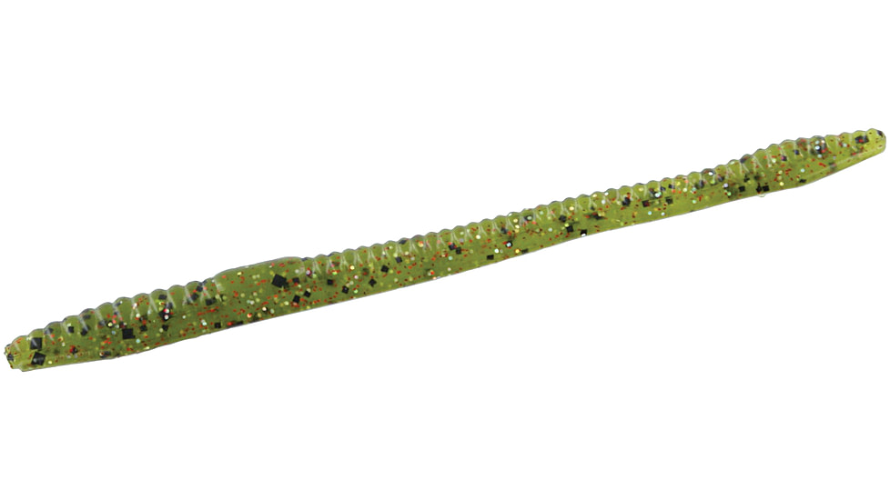 Zoom Finesse Worm, 20 Pack, 4.5in, Watermelon Red Magic, 004304X