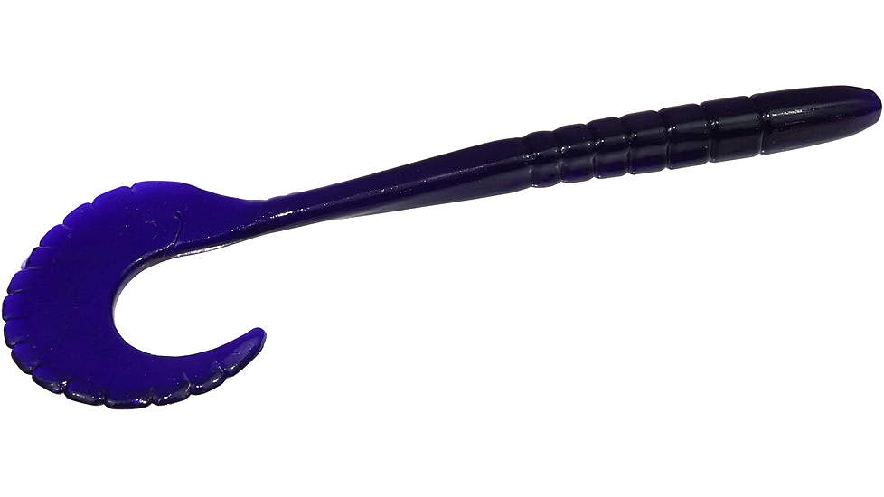 Zoom G-Tail Worm, 6in, Black Grape, 086161X