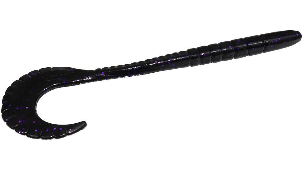 Zoom G-Tail Worm, 6in, Blackberry, 086229X