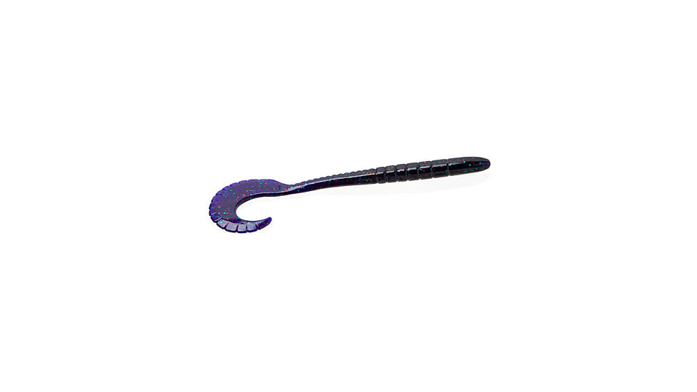Zoom G-Tail Worm, 6in, Junebug Red, 086177X