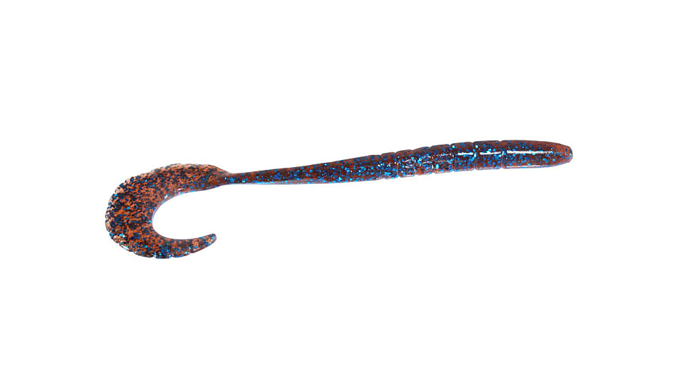 Zoom G-Tail Worm, 6in, Moccasin Blue, 086007X