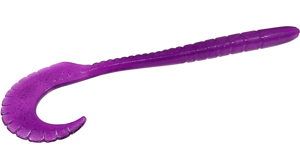 Zoom G-Tail Worm, 6in, Old Purple, 086065X