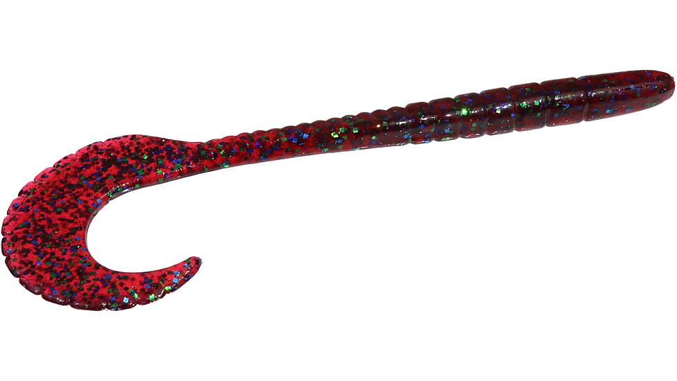 Zoom G-Tail Worm, 6in, Plum Apple, 086113X