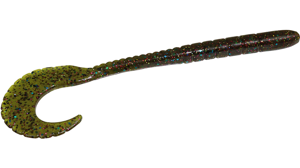 Zoom G-Tail Worm, 6in, Tilapia Magic, 086411X