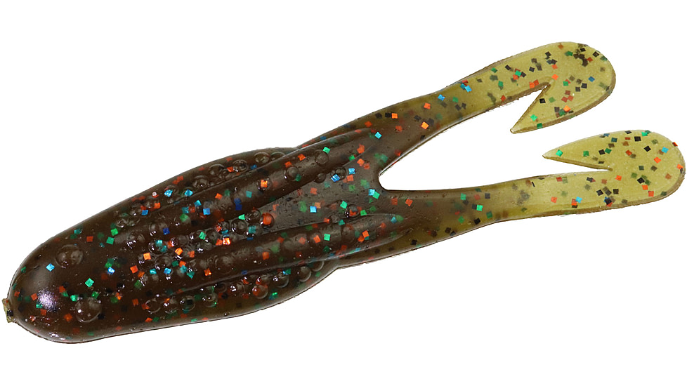 Zoom Horny Topwater Toad, 5 Pack, 4.25in, Bull Bream, 083435X