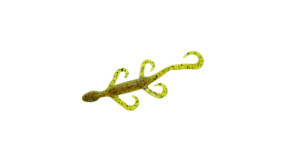 Zoom Lizard, 10 Pack, 5in, Chartreuse Pumpkin, 031012X