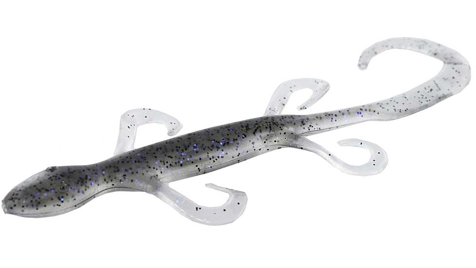 Zoom Lizard, 9 Pack, 6in, Electric Shad, 002350X