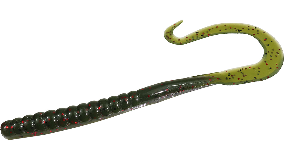 Zoom Mag II Large Worm, 20 Pack, 9in, Avocado, 009147X