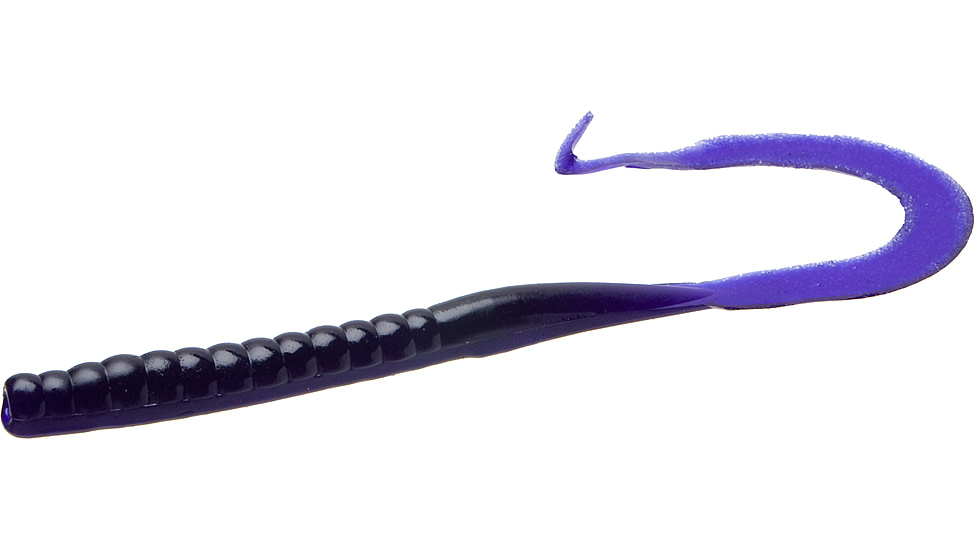 Zoom Mag II Large Worm, 20 Pack, 9in, Black Grape, 9161