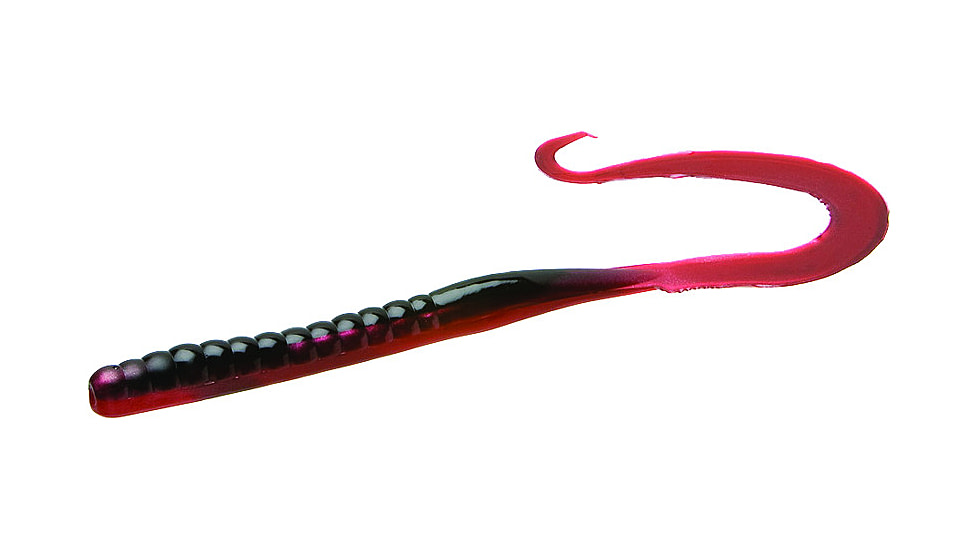 Zoom Mag Ii Ribbon Tail Worm, 20, 9in, Red Shad, 9029
