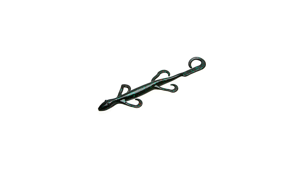Zoom Mag Lizard, 9 Pack, 8in, Black Emerald, 033136X