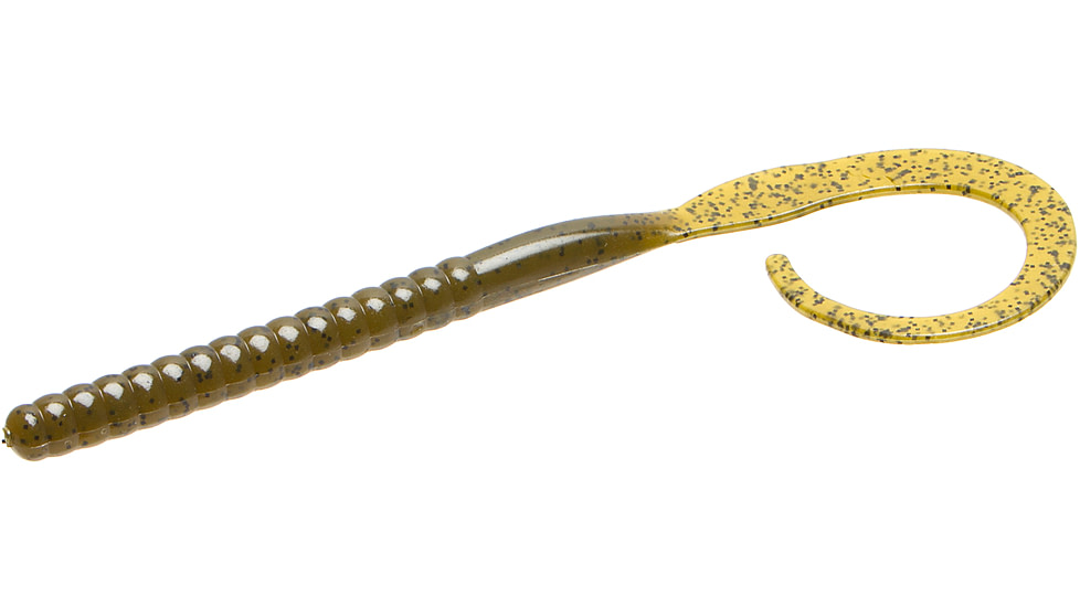 Zoom Mag Ol Monster Magnum Worm, 5 Pack, 12in, Green Pumpkin, 118025