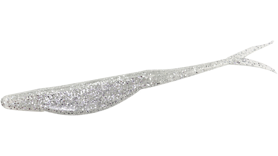 Zoom Mag Super Fluke Baitfish Imitator, 5 Pack, 7in, Crazy Chrome, 112345X