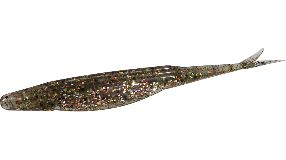 Zoom Mag Super Fluke Baitfish Imitator, 5 Pack, 7in, Golden Bream, 112130X