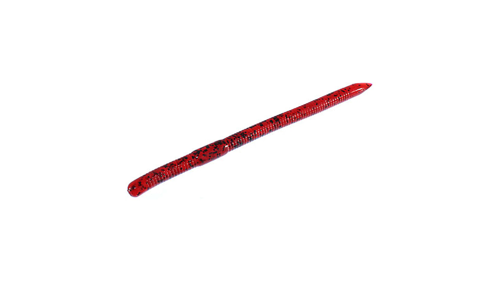 Zoom Mag Swamp Crawler Bulky Finesse Worm, 15 Pack, 6.5in, Cherry Seed, 124018X