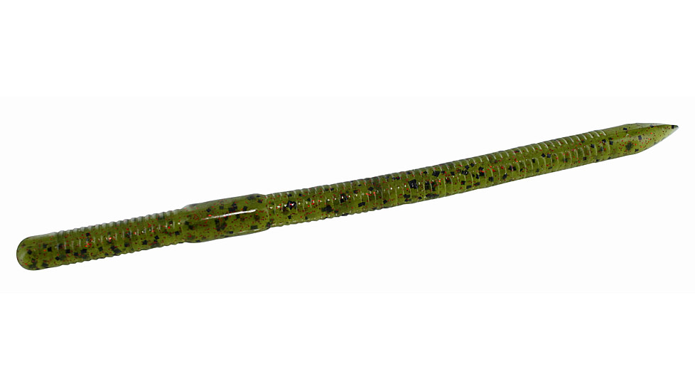 Zoom Mag Swamp Crawler Bulky Finesse Worm, 15 Pack, 6.5in, Watermelon Red, 124054X