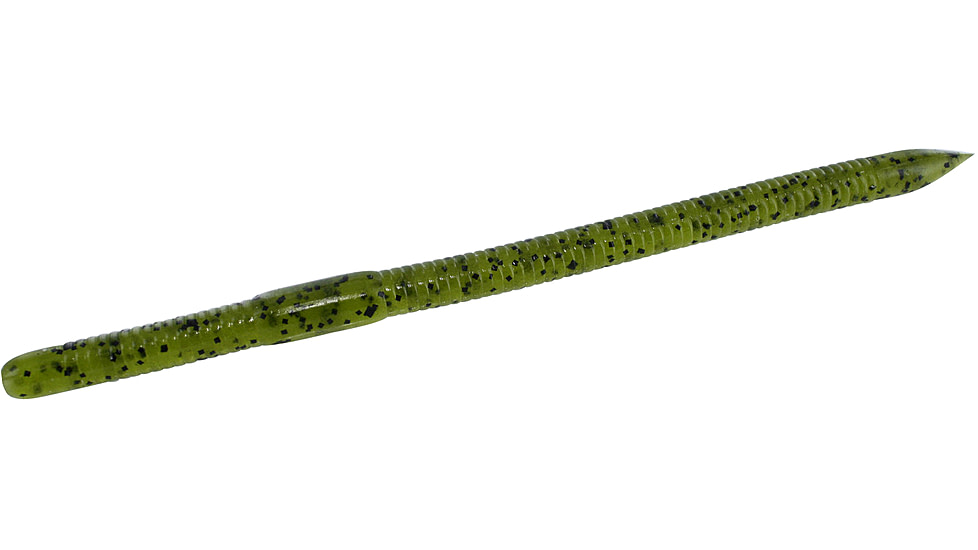 Zoom Mag Swamp Crawler Bulky Finesse Worm, 15 Pack, 6.5in, Watermelon Seed, 124019X