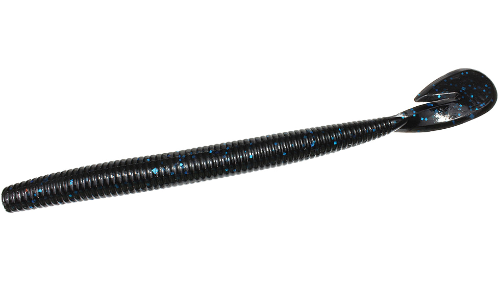 Zoom Mag U-V Speed Worm, 8 Pack, 7in, Black/Blue, 113072X