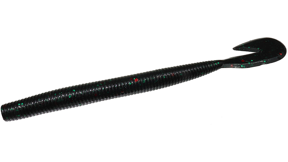 Zoom Mag U-V Speed Worm, 8 Pack, 7in, Black Emerald, 113136X