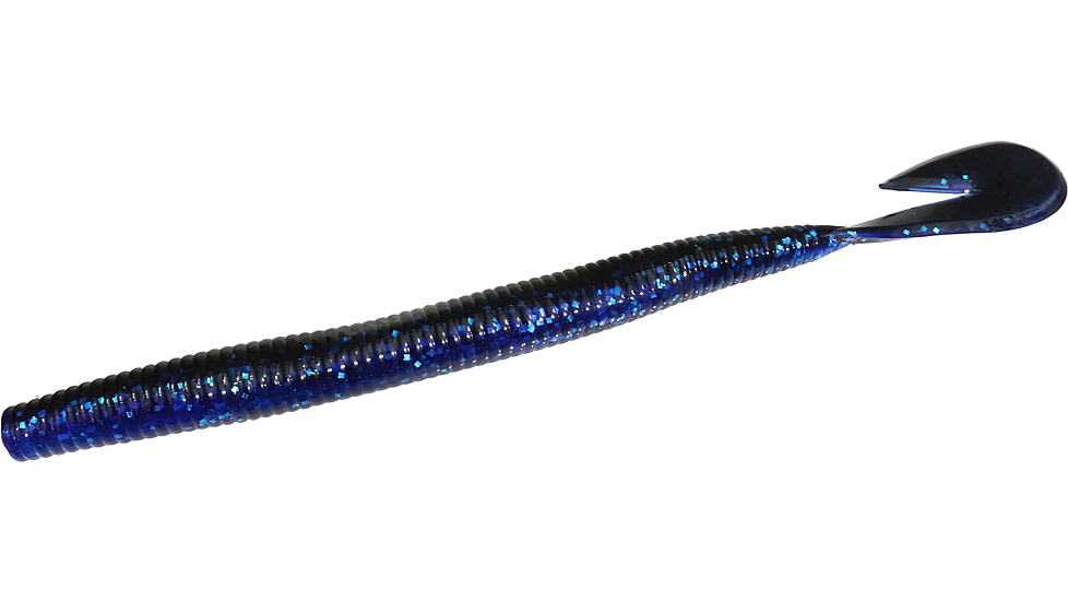 Zoom Mag U-V Speed Worm, 8 Pack, 7in, Black Sapphire, 113100X