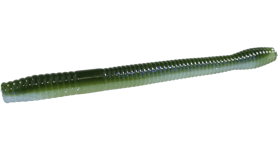 Zoom Magnum Finesse Worm, 10 Pack, 5in, Watermelon Moondust, 114363X