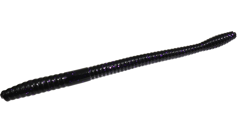 Zoom Magnum Trick Worm, 8 Pack, 7in, Blackberry, 115229X