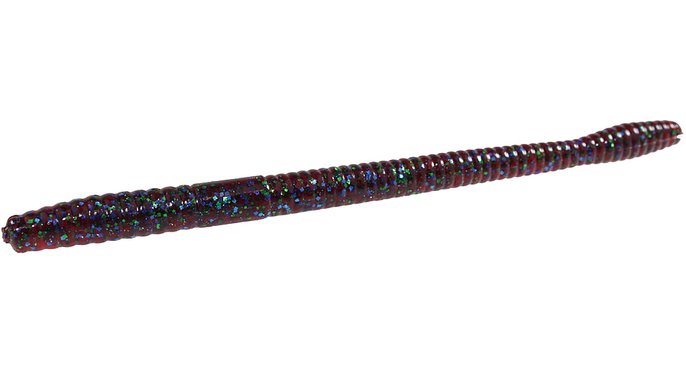 Zoom Magnum Trick Worm, 8 Pack, 7in, Plum Apple, 115113