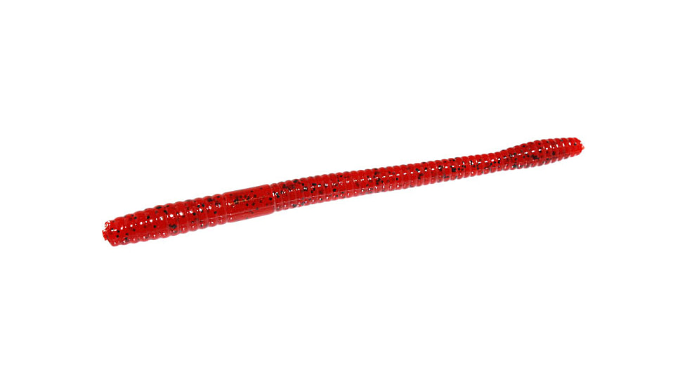 Zoom Magnum Trick Worm, 8 Pack, 7in, Tomato Seed, 115084X