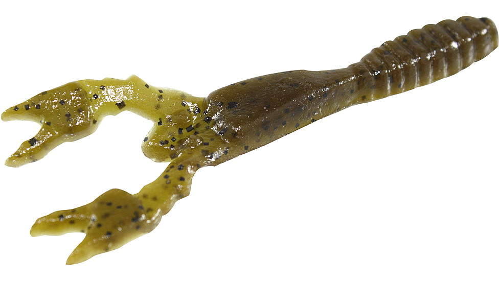 Zoom Road Kill Craw Bait, 10 Pack, 4.25in, Green Pumpkin, 013025X