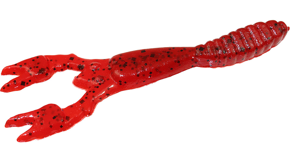 Zoom Road Kill Craw Bait, 10 Pack, 4.25in, Tomato Seed, 013084X