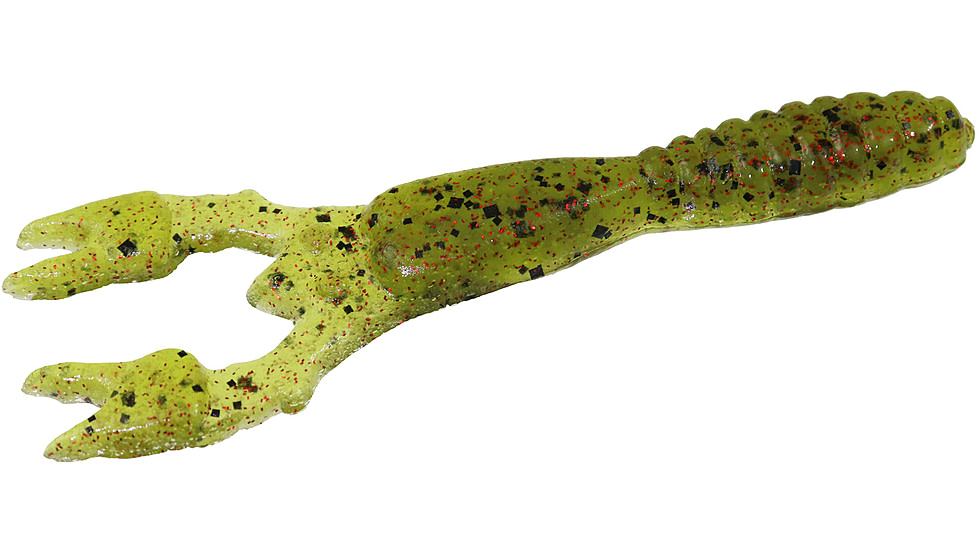 Zoom Road Kill Craw Bait, 10 Pack, 4.25in, Watermelon Red, 013054X