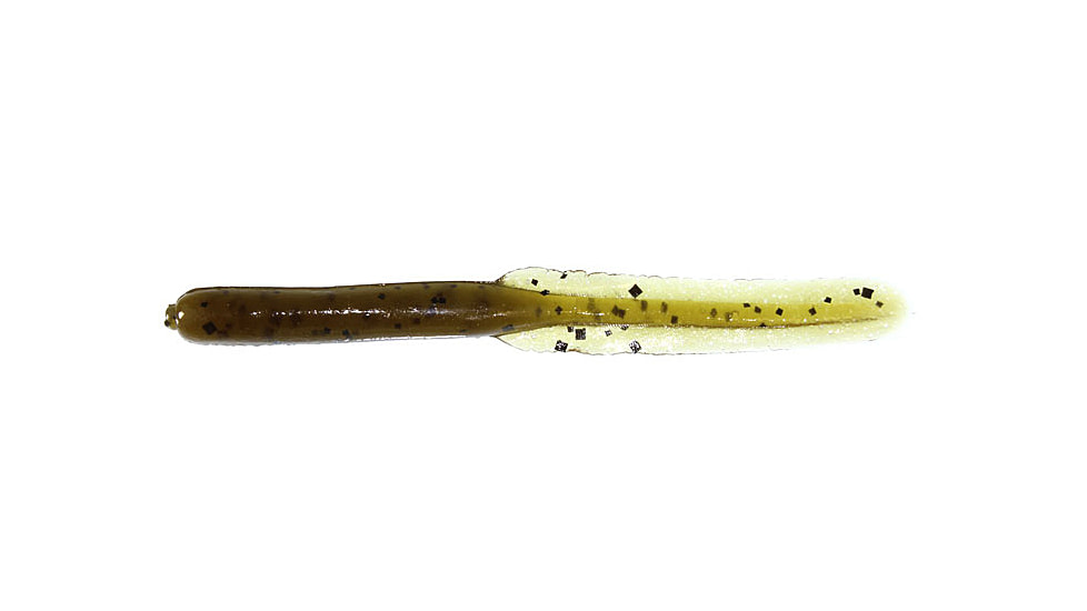 Zoom Salty Reaper Finesse Bait, 20 Pack, 4in, Green Pumpkin, 032025X