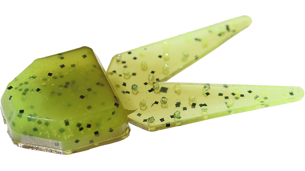 Zoom Small Chunk Jig Trailer, 5 Pack, 2.5in, Summer Craw, 027301X