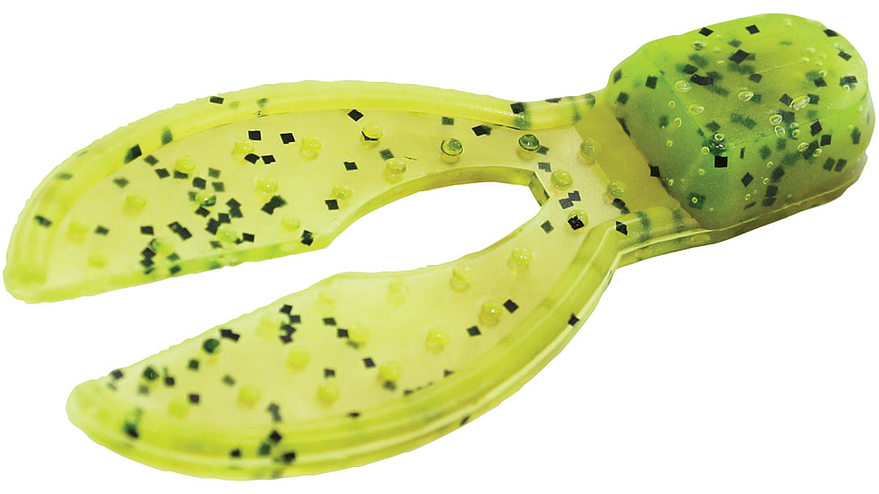 Zoom Super Chunk Jr Jig Trailer, 6 Pack, 2in, Summer Craw, 041301X