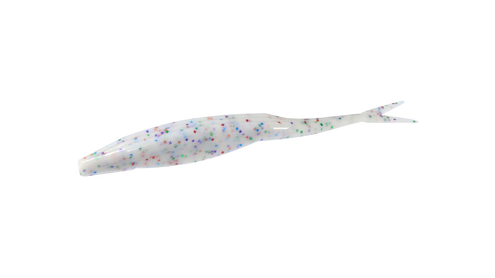 Zoom Super Fluke Baitfish Imitator, 10 Pack, 5.25in, Birthday Cake, 023415X