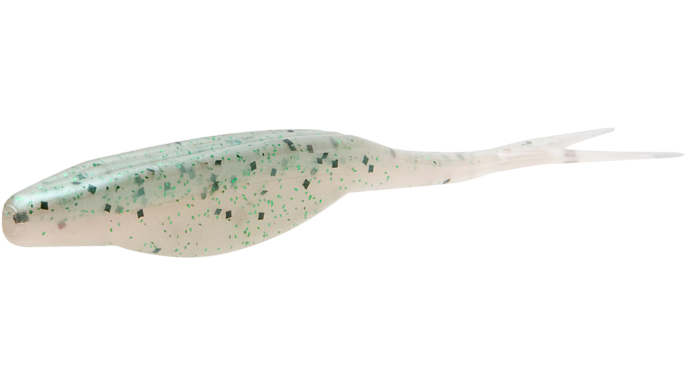 Zoom Super Fluke Jr Baitfish Imitator, 10 Pack, 4in, Rainbow Trout, 056074X