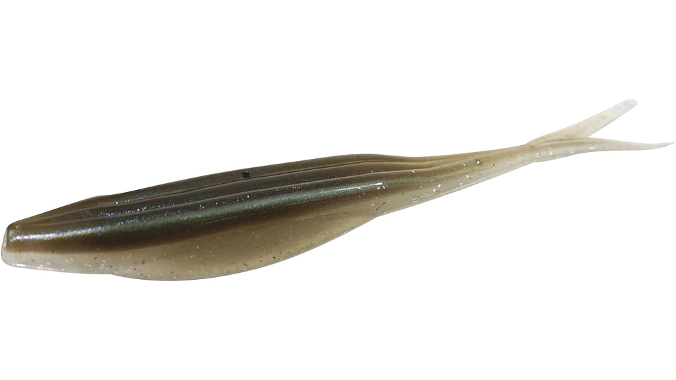 Zoom Super Fluke Jr Baitfish Imitator, 10 Pack, 4in, Tennessee Shad, 056357X