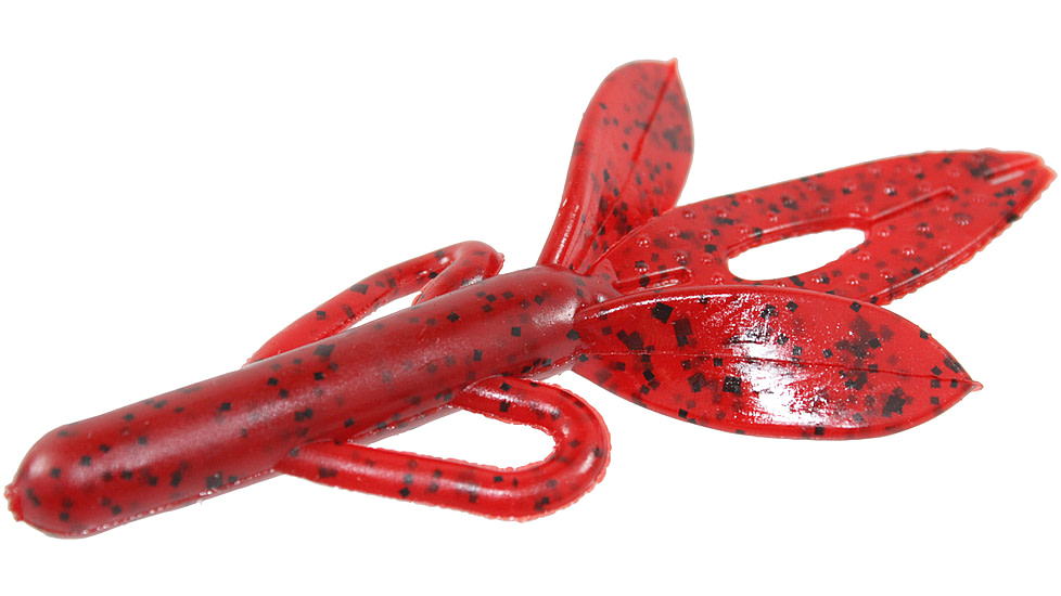 Zoom Super Hog Creature Bait, 10 Pack, 4in, Tomato Seed, 085084X