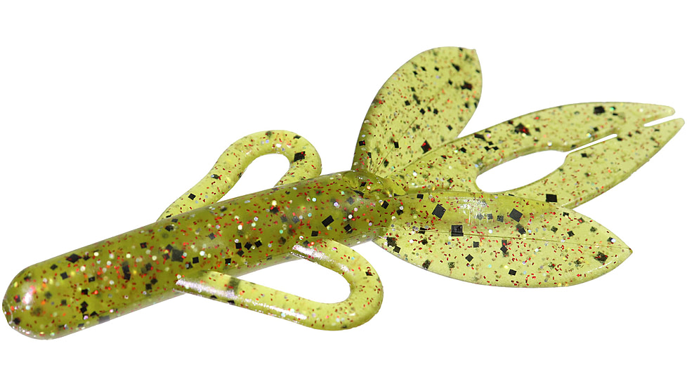 Zoom Super Hog Creature Bait, 10 Pack, 4in, Watermelon Red Magic, 085304X