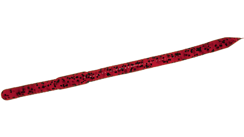 Zoom Swamp Crawler Finesse Worm, 5 Pack, 5.5in, Cherry Seed 2, 016018X