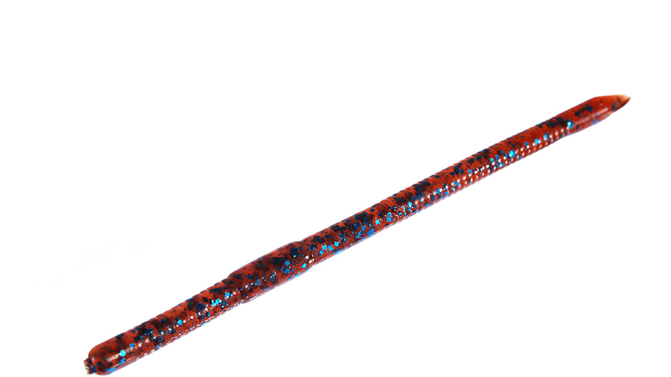 Zoom Swamp Crawler Finesse Worm, 5 Pack, 5.5in, Moccasin Blue 2, 016007X