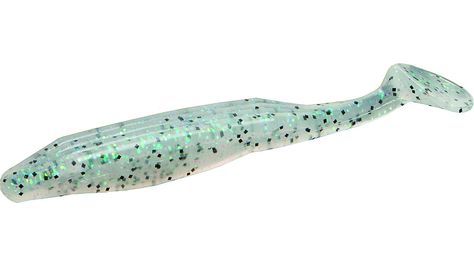 Zoom Swimmin' Super Fluke Swimbaits, 5, 5in, Disco Green, 116307-SP