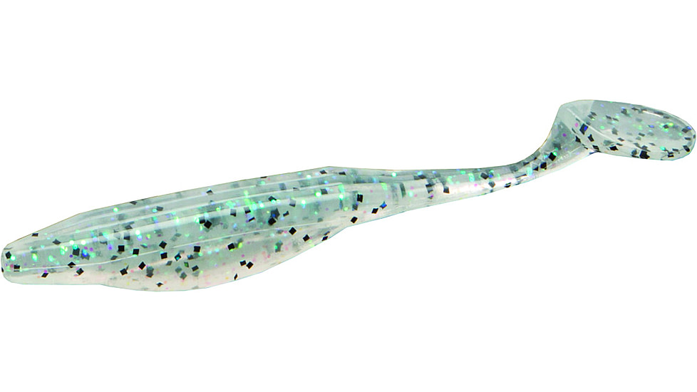 Zoom Swimmin' Super Fluke Jr Swimbaits, 10, 4in, Disco Green, 117307-SP